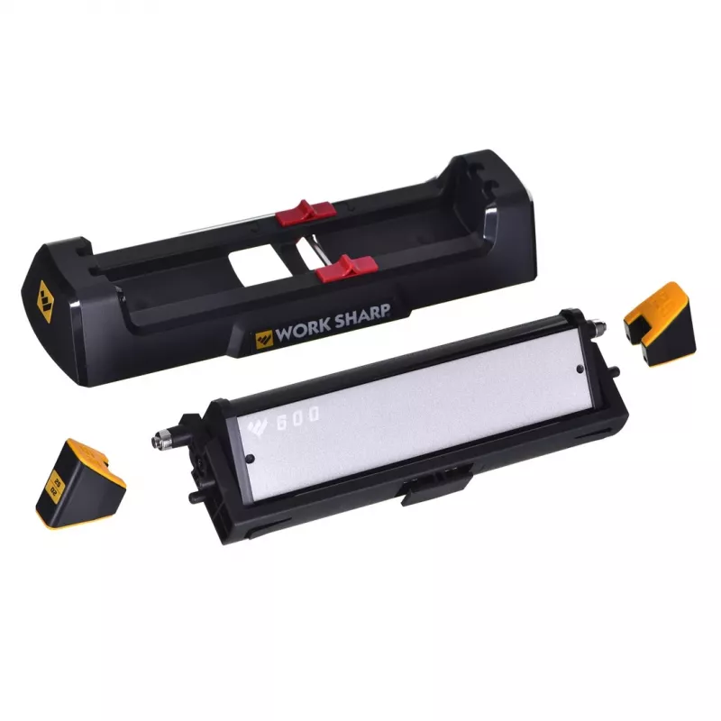 Afilador de cuchillos Work Sharp Diamante-Cerámica 09DX163 – placas de cerámica/diamante, manual compacto, 306×156×60 mm, 586 g