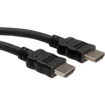 ROLINE - Cable de vídeo/audio/red - HDMI - 30 AWG - HDMI, 19 polos (macho) - HDMI, 19 polos (macho) - 3 m - Apantallado - Negro (11.04.5733)