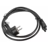 Cable de alimentación Lanberg CA-C5CA-11CC-0018-BK negro 1,8 m CEE7/7 conector hembra C5 (CA-C5CA-11CC-0018-BK)