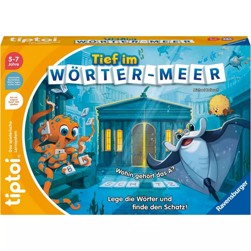 tiptoi Tief im Wörtermeer, juego de mesa