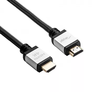 Cable HDMI 2.0 Akyga AK-HD-100P, trenzado, serie PRO, 10 m, negro