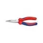 Knipex 25 05 160 alicates de punta plana redonda con cortador, rectos, 160 mm