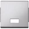 Tecla MERTEN con ventana símbolo rectangular 343860 AQUADESIGN aluminio 343860 343860 (343860)