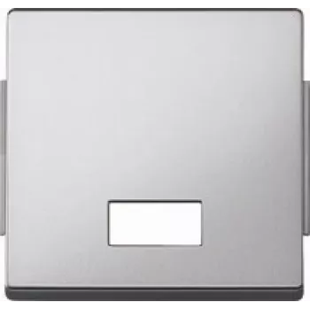 Tecla MERTEN con ventana símbolo rectangular 343860 AQUADESIGN aluminio 343860 343860 (343860)
