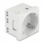 Enchufe CEE 7/3 DeLOCK 81425 250V 16A blanco