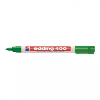 Rotulador permanente Edding 400 verde