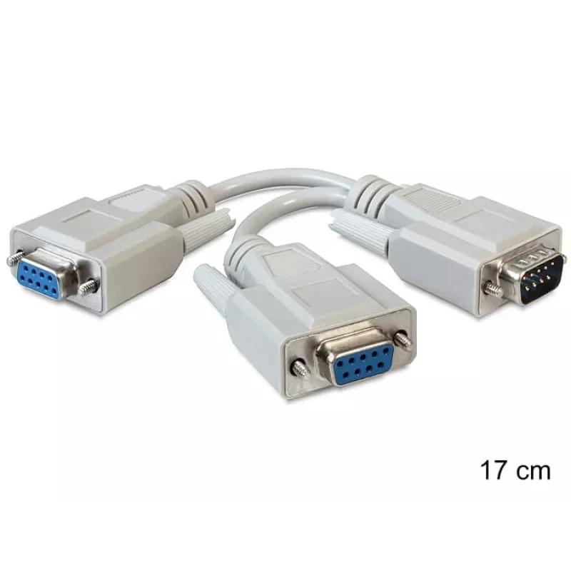 Cable serie DeLOCK 65403 beige 0,17 m DB-9