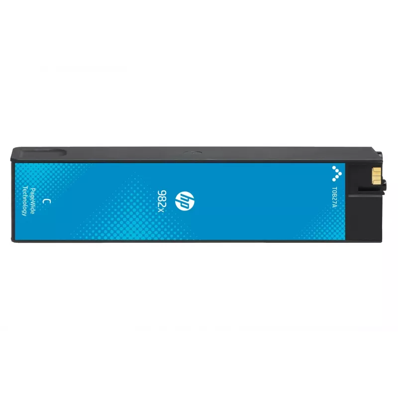 Cartucho PageWide original HP 982X alta capacidad Cian, Cian, 1 unidad, 16000 páginas