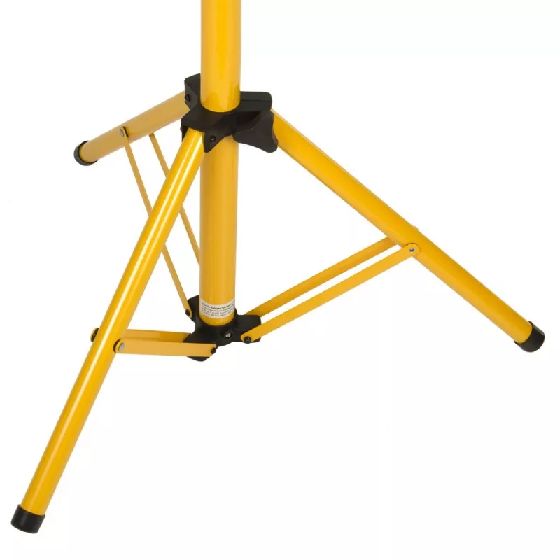 Trípode MACLEAN MCE583 altura ajustable para focos, estructura metálica, amarillo