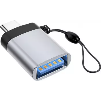 Adaptador de cable Microconnect USB3.0ACFB-KEY USB C USB A negro, plata