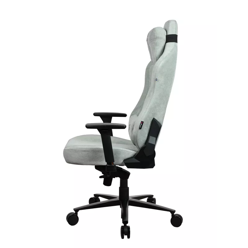 Silla gaming Arozzi Vernazza SoftFabric Pearl Verde – asiento gaming ergonómico, tejido suave