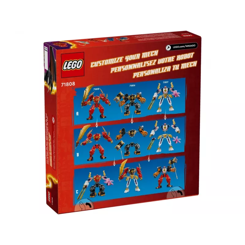 LEGO NINJAGO Set 71808 — 322 piezas, 4 minifiguras, altura 160 mm, edad 7+