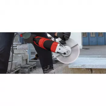 Set de discos de corte diamantados para amoladora angular EINHELL 230×22,23×1,8 mm, corona turbo, 2 uds.