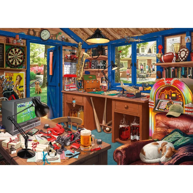 Steve Read: Secret Puzzle - Taller del padre (1000 piezas)
