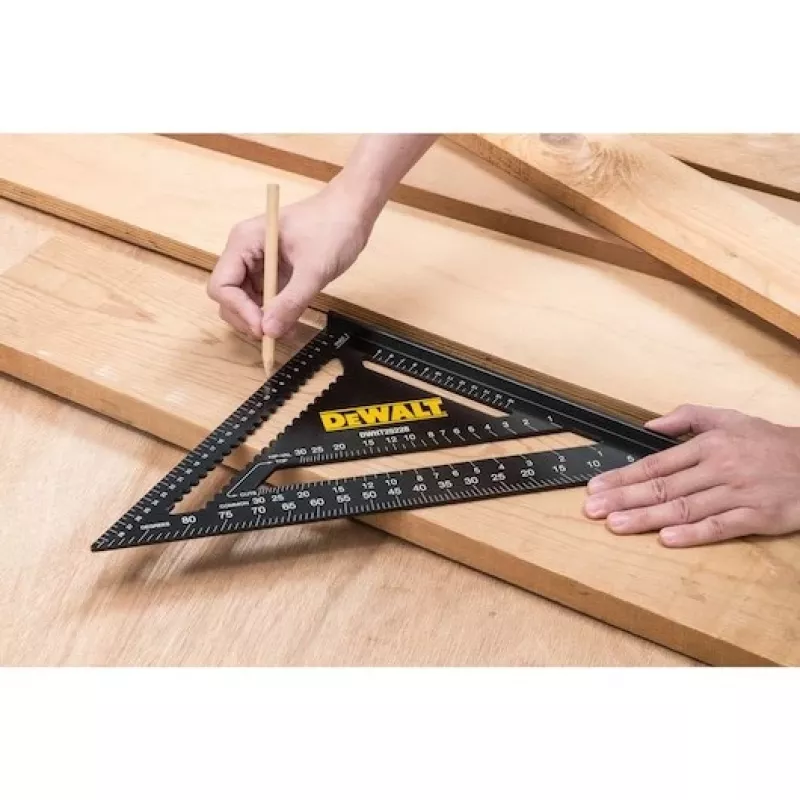 Regla DeWALT DWHT25228-0 300 mm Aluminio Negro Amarillo