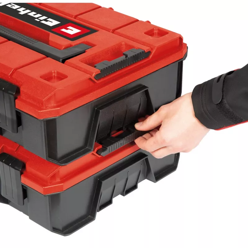 Maletín de herramientas Einhell E-Case S-F negro rojo