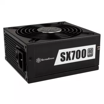 SilverStone SFX Series SX700-LPT - V1.1 - Fuente de alimentación (interna) - ATX12V 2.4/ EPS12V / SFX-L - 80 PLUS Platinum - AC 120/230 V - 700 Watt - PFC activo - Negra