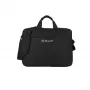 Funda para portátil Tellur TLL611312 para portátiles de 15,6 pulgadas, Cozy negro, compartimento acolchado, bolsillos con cremallera