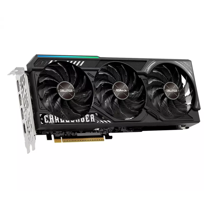 Tarjeta gráfica ASRock Challenger Radeon RX 9070 XT — 16 GB GDDR6, 256 bits, PCIe 5.0, refrigeración activa de 3 ventiladores