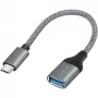 LogiLink adaptador USB 3.2 Gen1 Type-C C/M a USB-A/F OTG aluminio 0,15 m