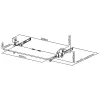 Soporte de teclado bajo escritorio Maclean, ajustable, máx. 5 kg, 67x24 cm, MC-462