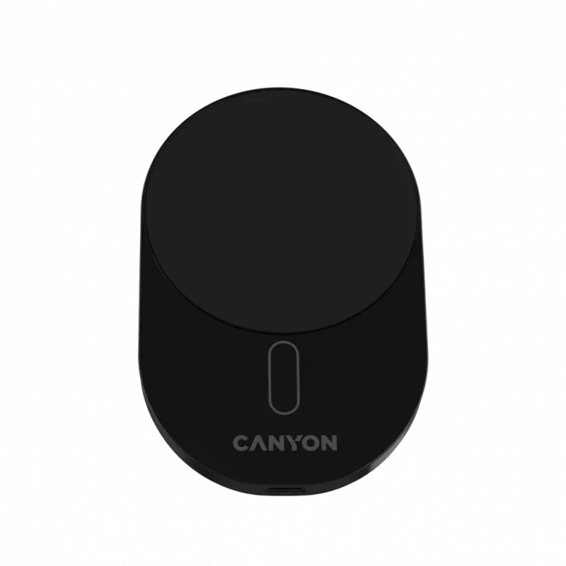 Cargador inalámbrico para coche CANYON OnGrip 105 15W Qi2 Wireless negro