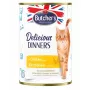 BUTCHER'S Delicious Dinners Chicken Jellied Pieces - Comida húmeda para gatos - 400 g