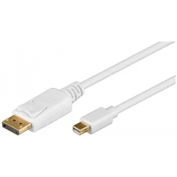 Cable adaptador Wentronic Goobay DisplayPort a Mini DisplayPort 1.2, 1 m - conector macho Mini DisplayPort > conector macho DisplayPort (52858)