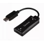 Adaptador de cable de vídeo GEMBIRD A-HDMIF30-DPM-01 HDMI Tipo A a DisplayPort 0,15 m negro