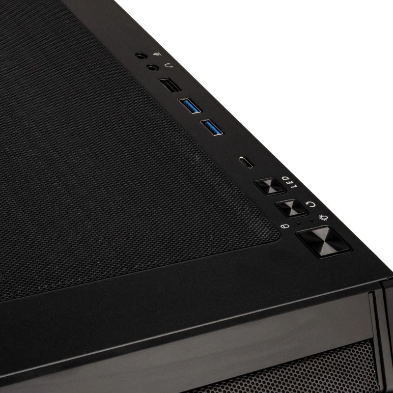 Carcasa de PC Kolink Citadel Mesh ATX ARGB Midi-Tower – Negra, formato ATX Miditower