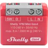 Shelly 1PM Mini Gen4 pack de 2 — relé inteligente Wi-Fi Shelly con medición de potencia, formato de módulo compacto
