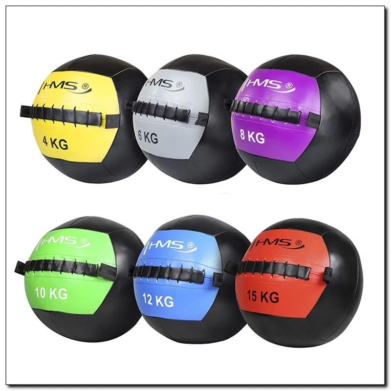 Balón medicinal HMS Fitness WLB15 15 kg negro, naranja