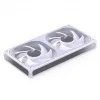 Ventilador de carcasa JONSBO ZB-240W 2x120mm ARGB PWM – blanco