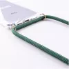 Collar para teléfono Lookabe loo014 para iPhone XR – funda protectora dorada y verde con correa