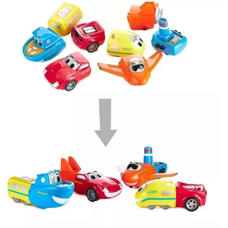 Set de vehículos Popular Playthings Mix or Match Junior 1 multicolor