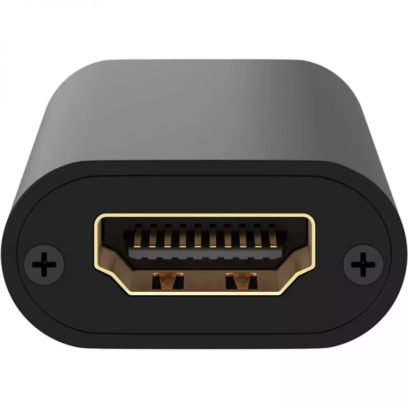 Goobay 58491 amplificador de señal HDMI, 4K @ 30 Hz, HDMI 1.4, hasta 40 m, negro