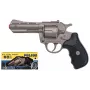 Revolver de juguete de metal Pulio Police 33/0 (Modelo 15533) – construcción metálica, disparo de proyectil de juguete