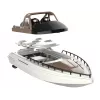 Amewi 26101 modelo RC radiocontrol barco motor eléctrico (26101)