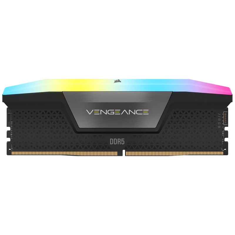 DIMM 64 GB DDR5-5600 (2x 32 GB) Kit dual, Memoria RAM negra, CMH64GX5M2B5600C40, Vengeance RGB, INTEL XMP