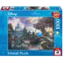 Schmidt Spiele 59472 Thomas Kinkade: Disney La Cenicienta puzzle, 1000 piezas, 69,3 x 49,3 cm, dibujos animados