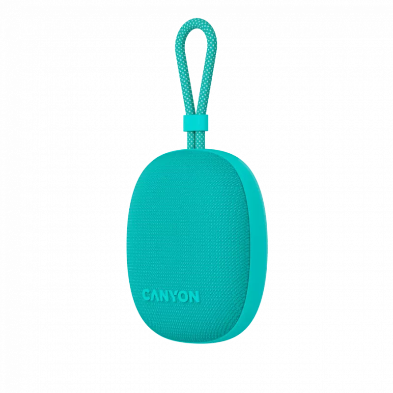 Canyon OnMove 12 - Altavoz portátil Bluetooth v5.3 - 5W - TWS - IPX7 - 12 horas - carga USB-C