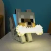 Lámpara Paladone Minecraft Wolf GloBuddies