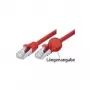 Tecline cable de conexión SF/UTP Cat5e 70800R, 0,5 m, rojo