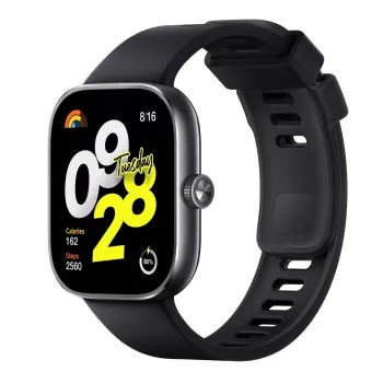 Xiaomi Redmi Watch 4 – smartwatch con correa – TPU – negro – circunferencia de muñeca: 135–205 mm – pantalla 5 cm (1,97