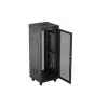 Lanberg FF01-6632-23BL Armario rack 32U Rack independiente Negro