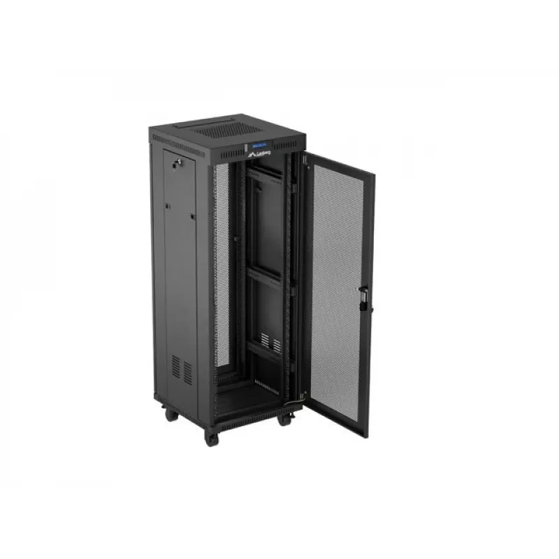 Lanberg FF01-6632-23BL Armario rack 32U Rack independiente Negro