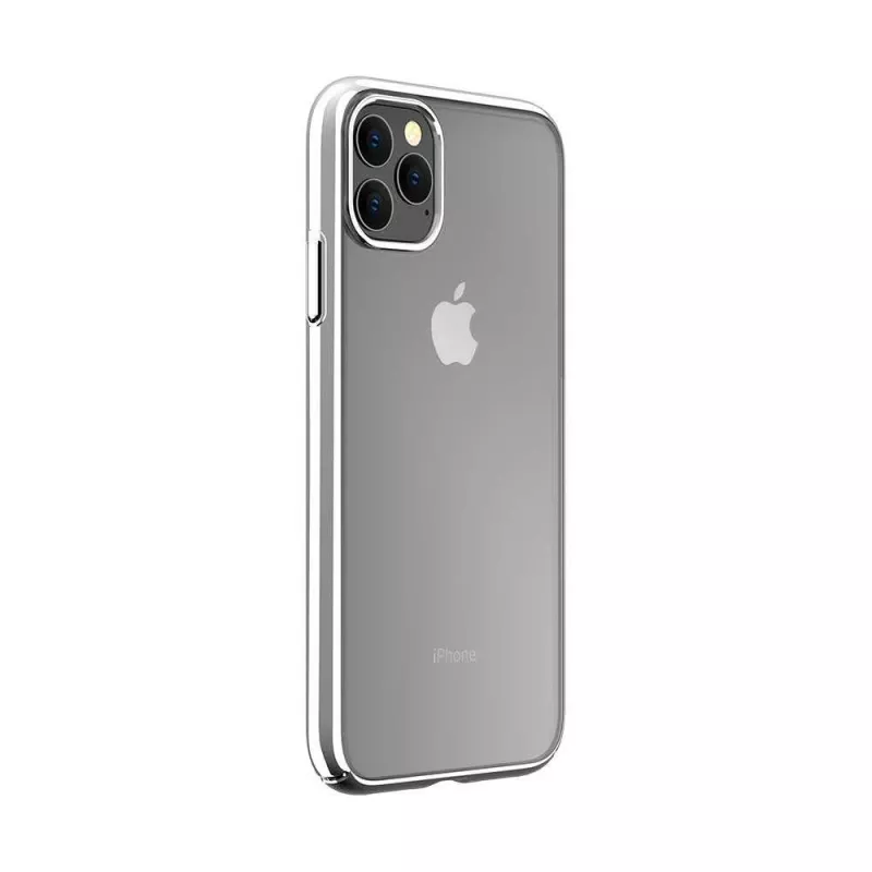 Funda protectora carcasa rígida Devia Glimmer Serie para iPhone 11 Pro, plata, policarbonato