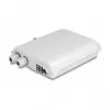 Caja de distribución de fibra óptica DeLOCK 8 puertos impermeable blanca