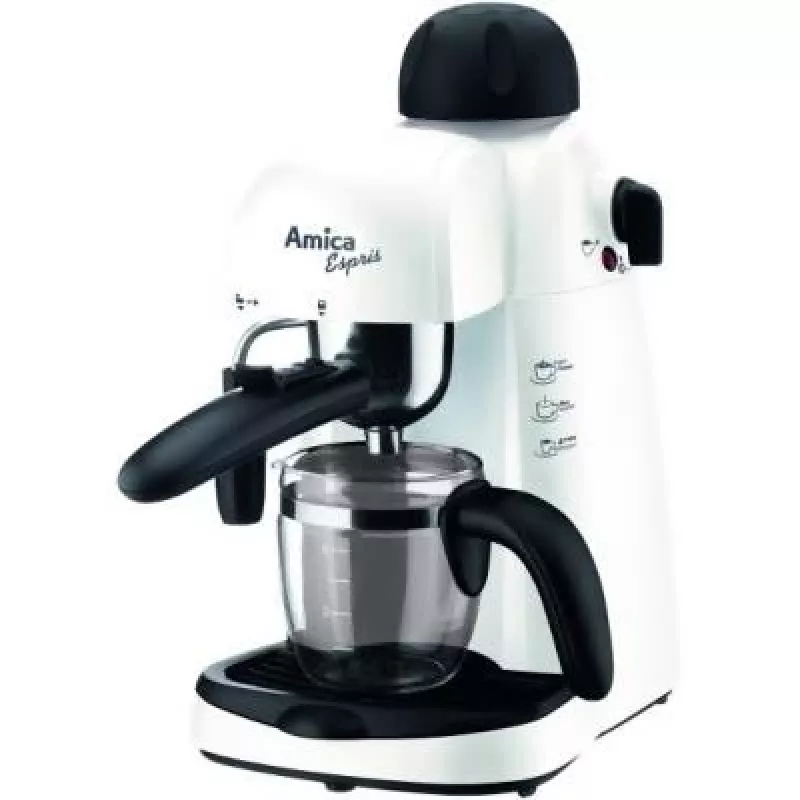 Cafetera expreso blanco-negro CD1011