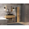 Top E Shop NEL IV ANTR/ART mueble de almacenaje para baño, grafito/roble